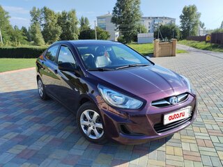 2011 Hyundai Accent IV, фиолетовый, 800000 рублей, вид 3