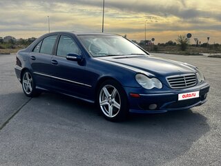 2004 Mercedes-Benz C-Класс 230 II (W203) Рестайлинг, синий, 710000 рублей, вид 4