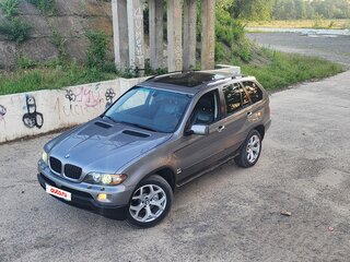 2005 BMW X5 3.0i I (E53) Рестайлинг, серый, 999990 рублей, вид 1