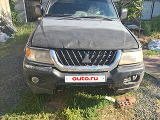 2002 Mitsubishi Pajero Sport I, чёрный, 440000 рублей, вид 2