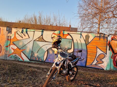 2019 Kayo T2 250 MX, синий, 110000 рублей, вид 2