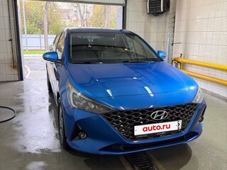 2020 Hyundai Solaris II Рестайлинг, синий, 1650000 рублей, вид 5