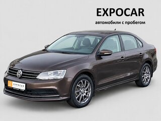 2016 Volkswagen Jetta VI Рестайлинг, коричневый, 840000 рублей, вид 1