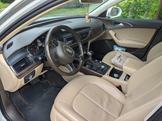 2013 Audi A6 IV (C7), белый, 1400000 рублей, вид 4