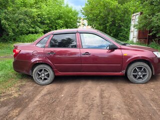 2012 Lada (ВАЗ) Granta I, серебристый, 280000 рублей, вид 3