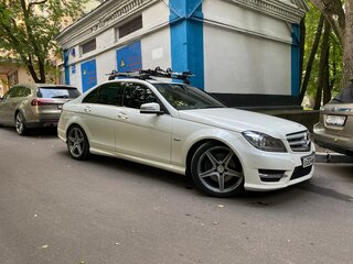 2011 Mercedes-Benz C-Класс 180 BlueEFFICIENCY III (W204) Рестайлинг, белый, 1490000 рублей, вид 2