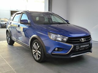 2021 Lada (ВАЗ) Vesta SW Cross I, синий, 965000 рублей, вид 3