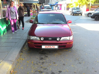 1993 Toyota Corolla VII (E100), красный, 365000 рублей, вид 2