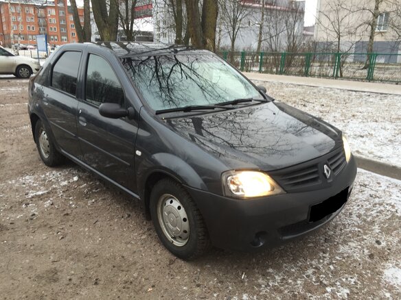 2009 Renault Logan I, серый - вид 5