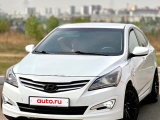 2015 Hyundai Solaris I Рестайлинг, белый, 1159000 рублей, вид 1
