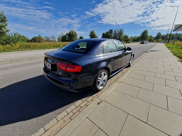 2014 Audi A4 IV (B8) Рестайлинг, чёрный, 1760000 рублей - вид 3