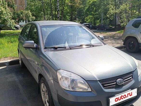 2007 Kia Rio II, серый, 500000 рублей - вид 3