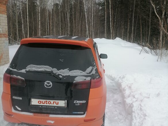 2002 Mazda Demio II (DY), оранжевый, 410000 рублей - вид 4