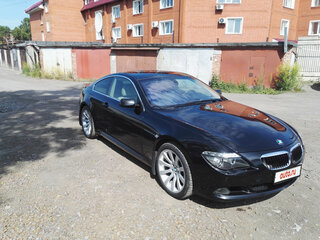 2008 BMW 6 серии 630i II (E63/E64) Рестайлинг, чёрный, 1950000 рублей, вид 1