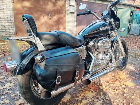 2008 Harley-Davidson Sportster 1200, чёрный, 550000 рублей, вид 4