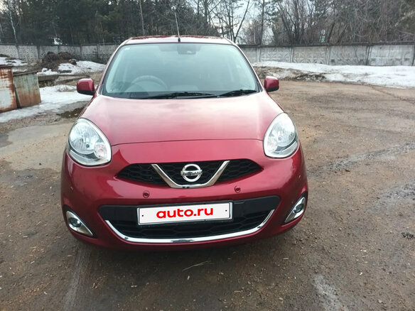 2020 Nissan March IV (K13) Рестайлинг, красный, 1020000 рублей - вид 1