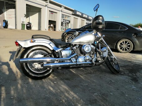 1994 Yamaha XVS400 Drag Star, серый, 400000 рублей, вид 2