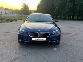 2015 BMW 5 серии 520d VI (F10/F11/F07) Рестайлинг, синий, 2120000 рублей, вид 2