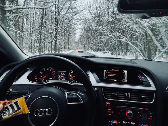 2015 Audi A4 IV (B8) Рестайлинг, серый, 1645000 рублей - вид 13