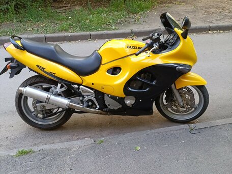 2001 Suzuki GSX 600F Katana, жёлтый, 310000 рублей, вид 2
