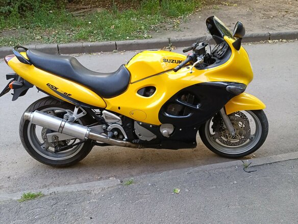 2001 Suzuki GSX 600F Katana, жёлтый, 300000 рублей - вид 1