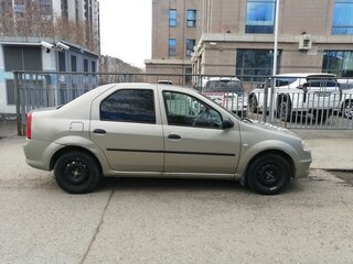 2010 Renault Logan I Рестайлинг, бежевый, 310000 рублей, вид 2