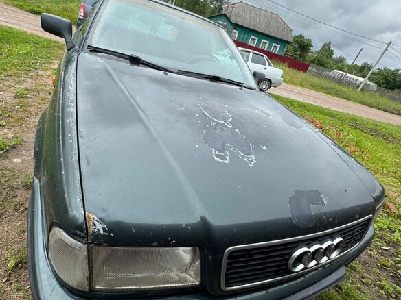 1991 Audi 80 V (B4), зелёный, 180000 рублей - вид 1