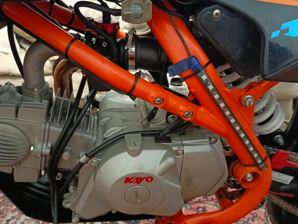 2024 Kayo Evolution YX140EM, синий, 100000 рублей - вид 4