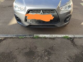 2014 Mitsubishi ASX I Рестайлинг, серебристый, 1700000 рублей, вид 2