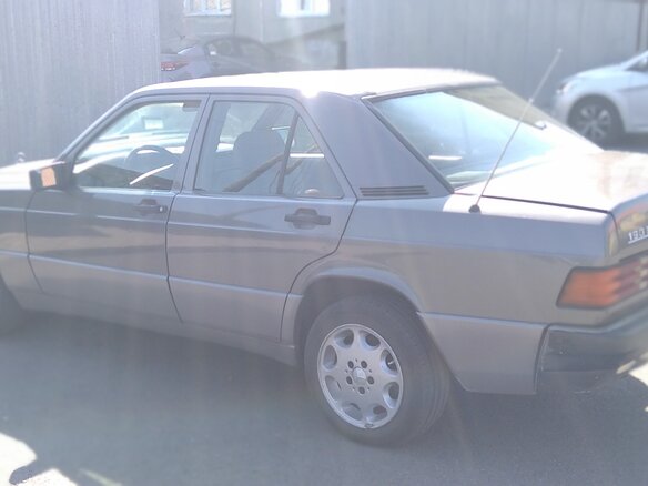 1990 Mercedes-Benz 190 (W201), серый, 280000 рублей - вид 4