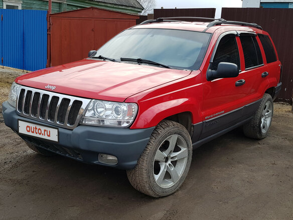 1998 Jeep Grand Cherokee II (WJ), красный - вид 1