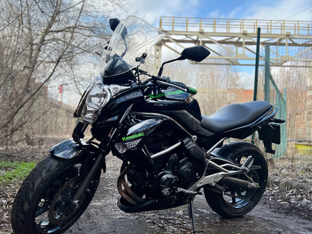 2011 Kawasaki ER-4N, чёрный, 370000 рублей, вид 2