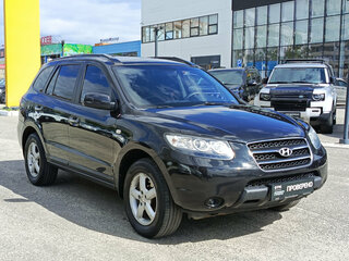 2006 Hyundai Santa Fe II, чёрный, 825000 рублей, вид 3