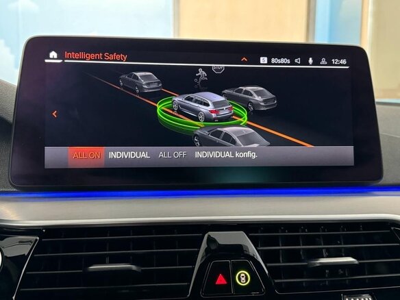 2020 BMW 5 серии 540i xDrive VII (G30/G31/G38) Рестайлинг, чёрный, 5490000 рублей - вид 12