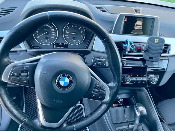 2017 BMW X1 20i xDrive II (F48), серый - вид 11