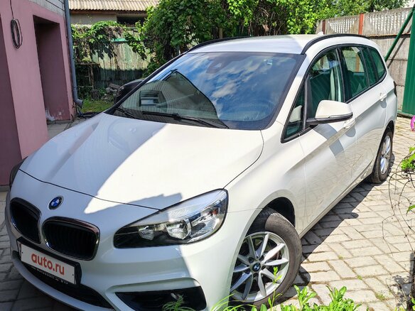 2016 BMW 2 серии Gran Tourer Gran Tourer 216d F46, белый, 1100000 рублей