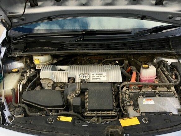 2010 Toyota Prius III (XW30), голубой - вид 9