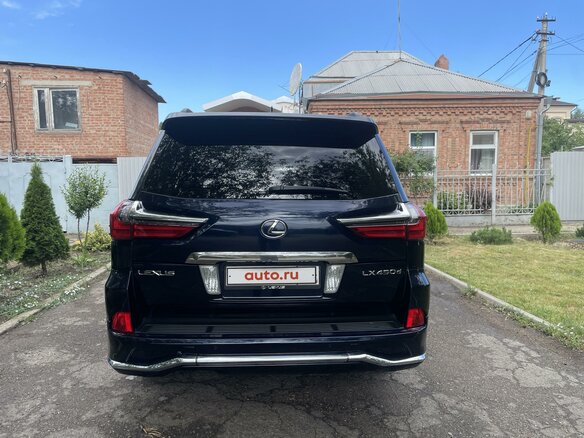 2016 Lexus LX 450d III Рестайлинг 2, синий, 7600000 рублей - вид 3