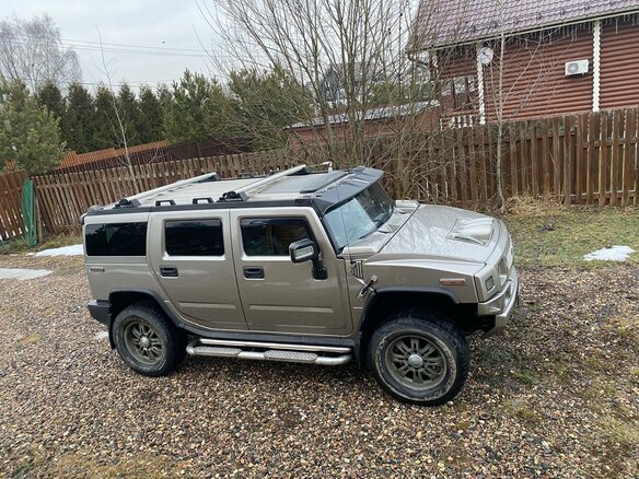 2005 Hummer H2 I, бежевый, 2121000 рублей - вид 5