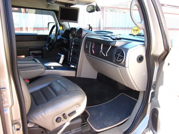 2003 Hummer H2 I, серый, 3990000 рублей - вид 9