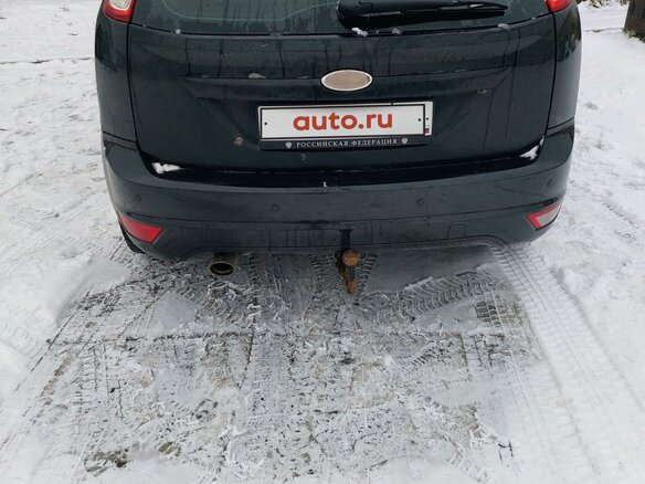 2008 Ford Focus II Рестайлинг, чёрный, 530000 рублей - вид 2