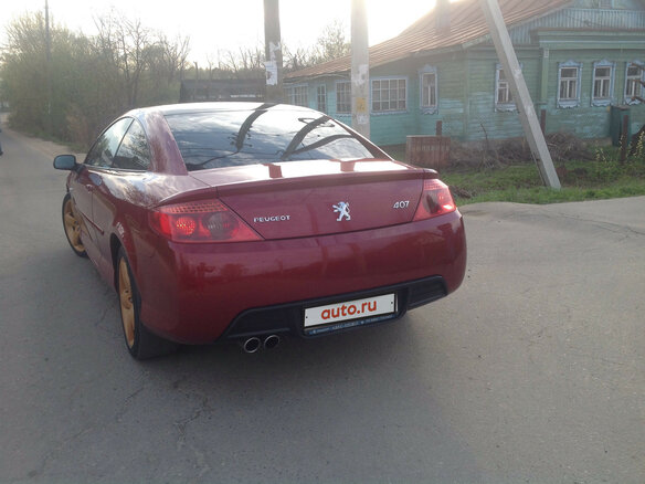 2006 Peugeot 407, красный - вид 3