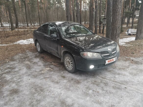 2005 Nissan Almera II (N16) Рестайлинг, чёрный, 360000 рублей - вид 2