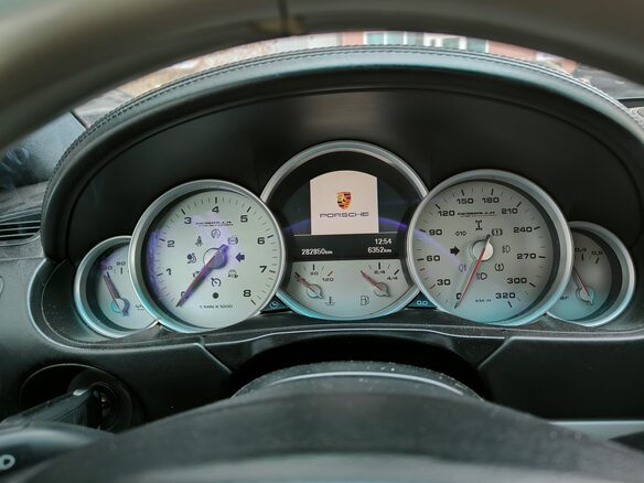 2003 Porsche Cayenne Turbo I (955), чёрный, 1500000 рублей - вид 14