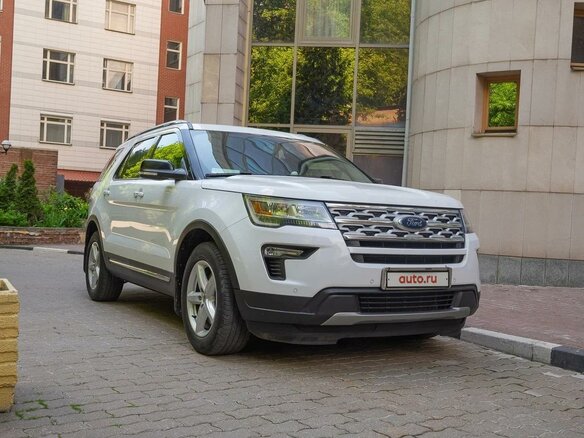2018 Ford Explorer V Рестайлинг 2, белый, 2001000 рублей - вид 15