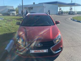 2018 Lada (ВАЗ) Vesta SW I, красный, 1150000 рублей, вид 1