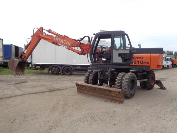 2012 Hitachi Колёсные, оранжевый - вид 2