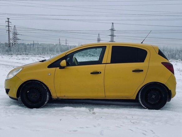 2008 Opel Corsa D, жёлтый, 288000 рублей - вид 3