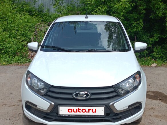 2021 Lada (ВАЗ) Granta I Рестайлинг, белый, 820000 рублей - вид 2