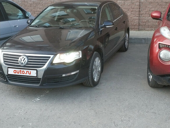 2006 Volkswagen Passat B6, чёрный